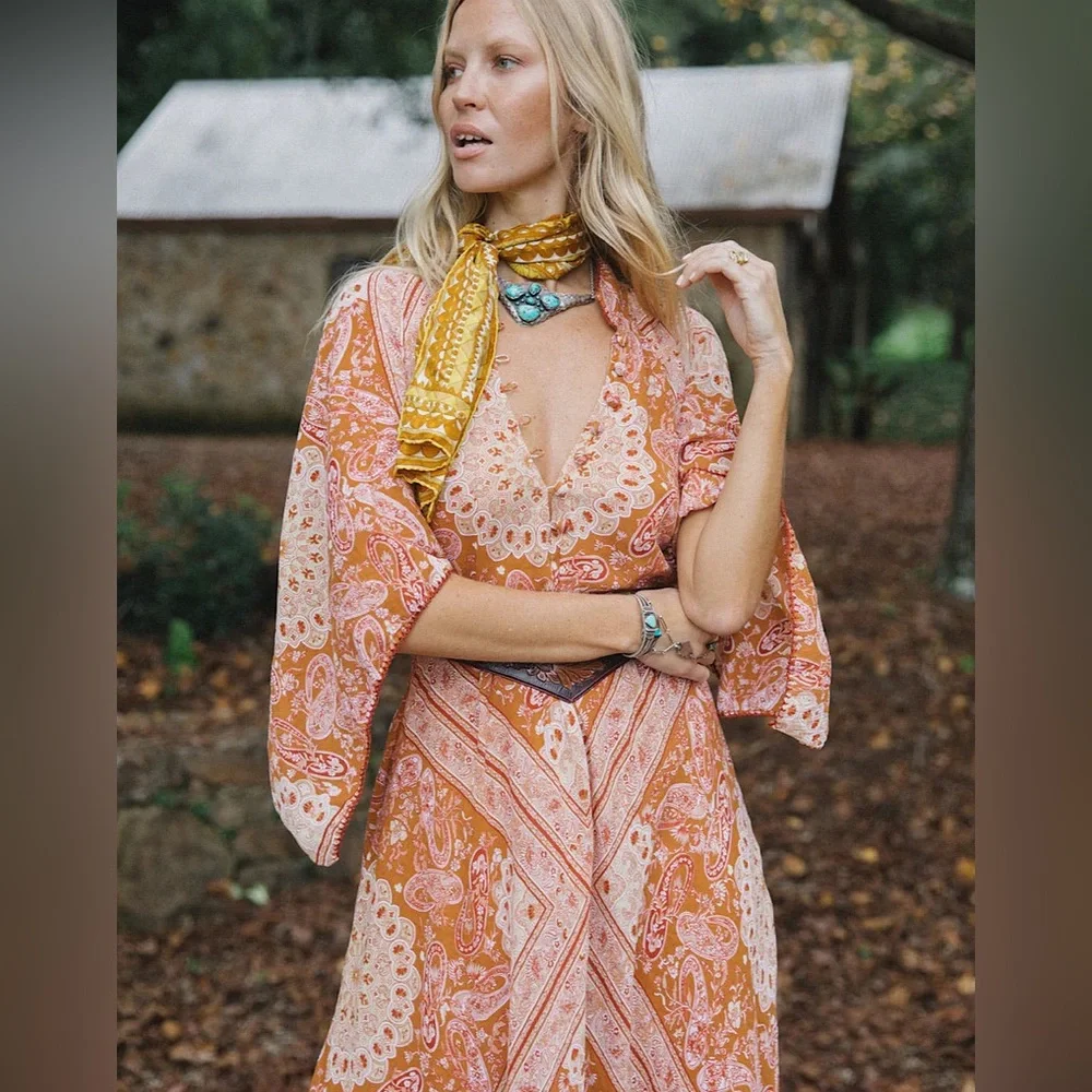 Chasing Unicorns Alabama Getaway Maxi Caftan Dress - Picture 6 of 11